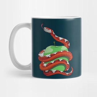 Snake and apple Mug